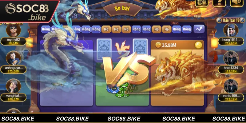 Game rồng hổ có tỷ lệ thắng hấp dẫn 
