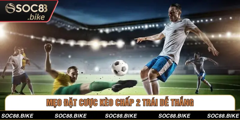 Mẹo đặt cược kèo chấp 2 trái dễ thắng